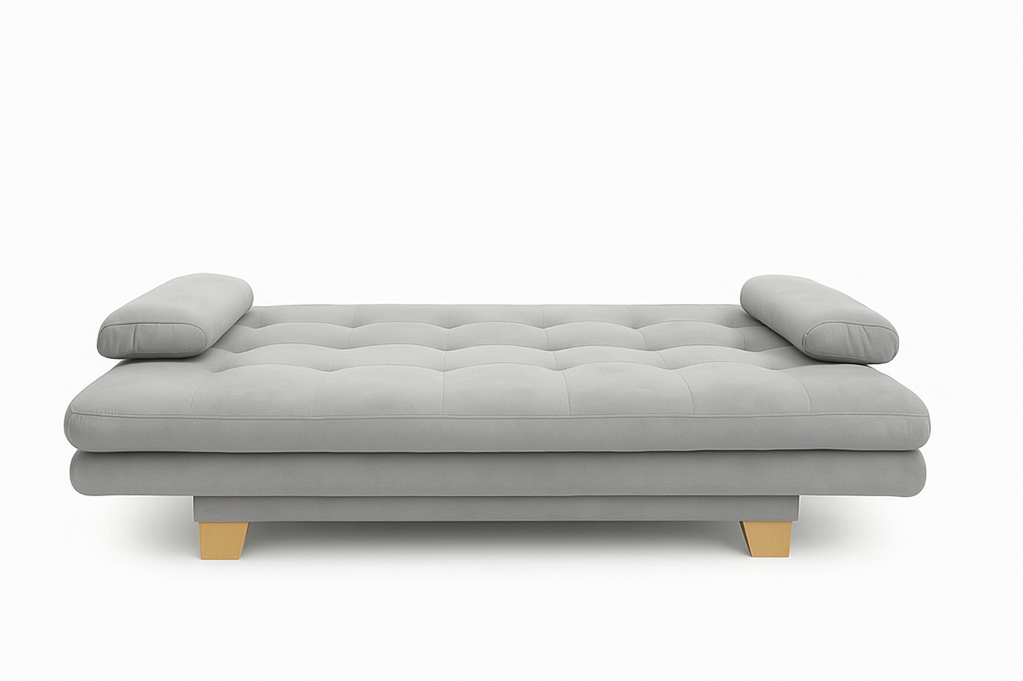 SOFA CAMA PRAGA - SUIZA GRIS PLATA ANTIFLUIDO
