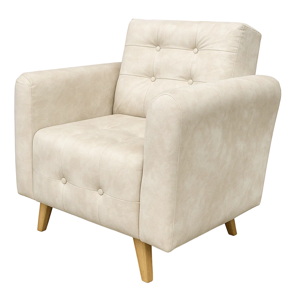 POLTRONA LISBOA - NOBUCK PLUS MARFIL ANTIFLUIDO