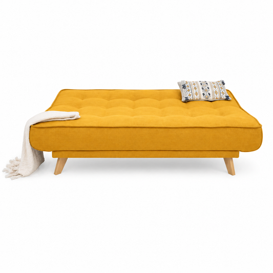 SOFA CAMA NEPAL - NOBUCK PLUS AMARILLO ANTIFLUIDO