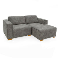 SALA MILAN - NOBUK PLUS GRIS ANTIFLUIDO