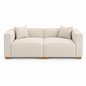 SOFA NAPOLES 2 PUESTOS - CABA SAND ANTIFLUIDO