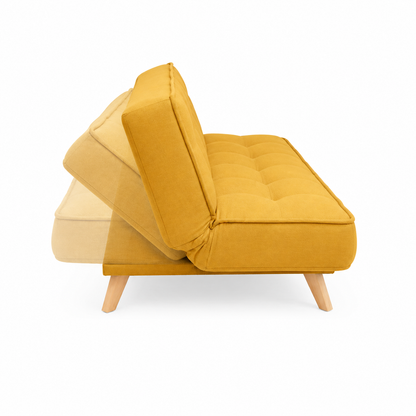SOFA CAMA NEPAL - NOBUCK PLUS AMARILLO ANTIFLUIDO