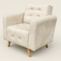 POLTRONA LISBOA - NOBUCK PLUS MARFIL ANTIFLUIDO