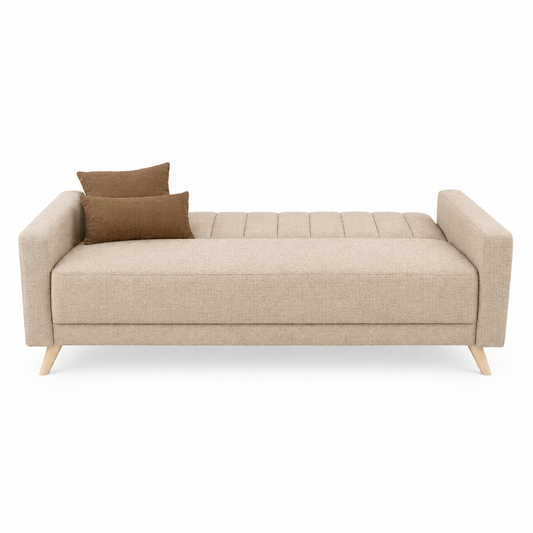 SOFA CAMA MILAN - SALEM BEIGE ANTIFLUIDO