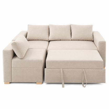 SALA CAMA BOSTON REMOVIBLE - CUSCO MARFIL ANTIFLUIDO