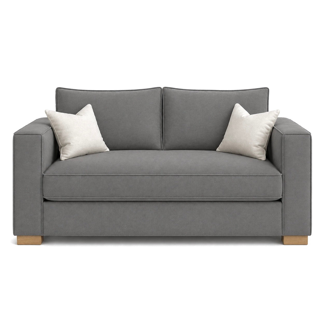 SOFA ESCOCIA 2 PUESTOS - CABA GRIS ANTIFLUIDO
