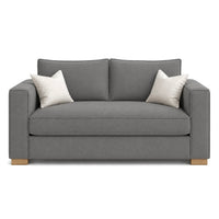 SOFA ESCOCIA 2 PUESTOS - CABA GRIS ANTIFLUIDO