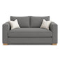 SOFA ESCOCIA 2 PUESTOS - CABA GRIS ANTIFLUIDO
