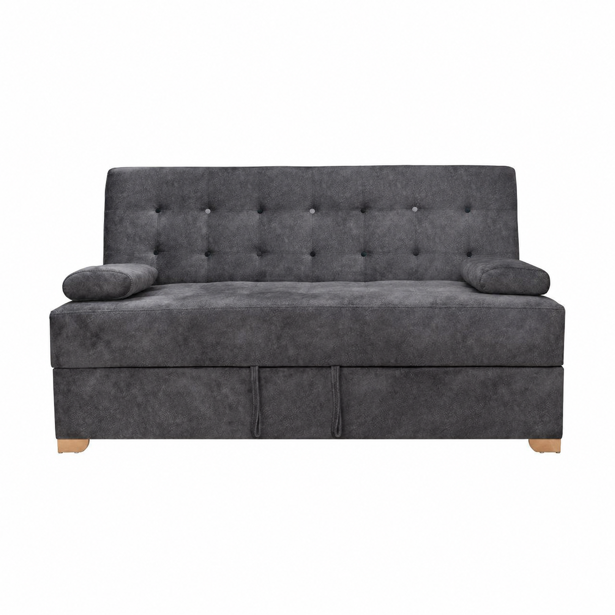 SOFA CAMA OSLO - NOBUCK PLUS GRIS ANTIFLUIDO