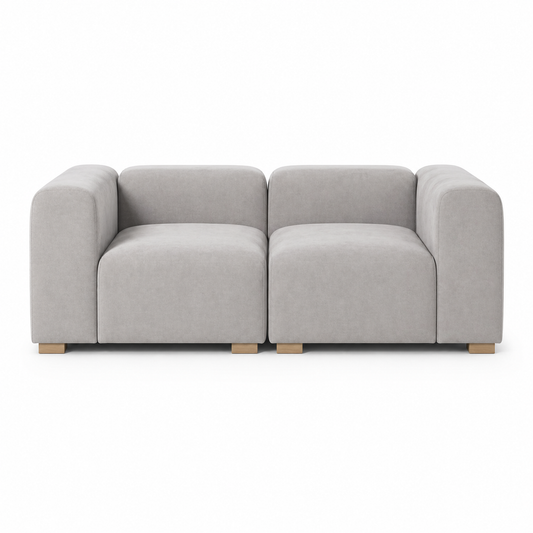 SOFA ONIX 2 PUESTOS - SALEM PLATA ANTIFLUIDO