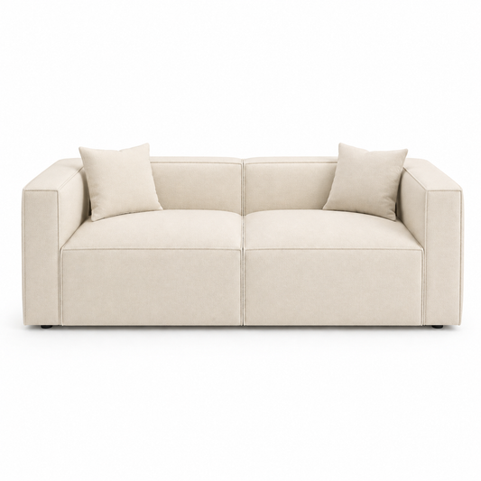 SOFA NAPOLES 2 PUESTOS - CABA SAND ANTIFLUIDO