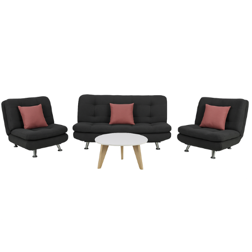 SALA SYDNEY - VETRO GRIS OSCURO ANTIFLUIDO