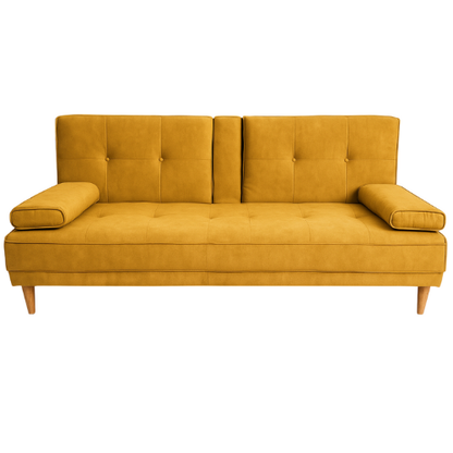 SOFA CAMA MONTREAL - NOBUCK AMARILLO ANTIFLUIDO