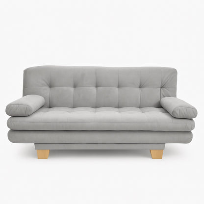 SOFA CAMA PRAGA - SUIZA GRIS PLATA ANTIFLUIDO