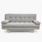 SOFA CAMA PRAGA - SUIZA GRIS PLATA ANTIFLUIDO